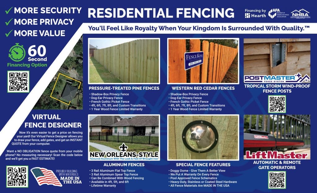 Fence King Brochure - INSIDE