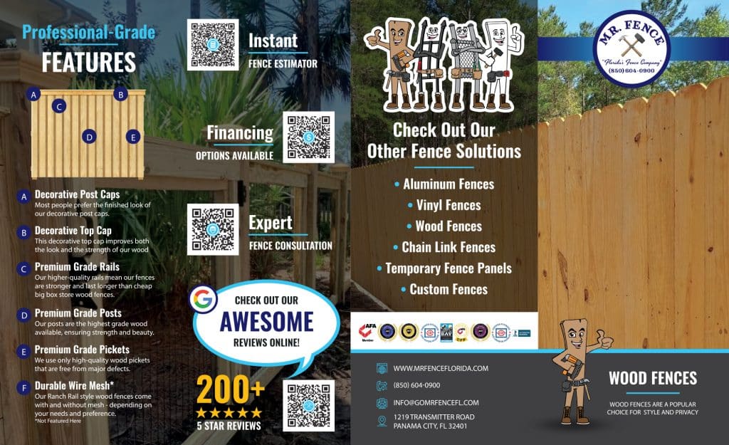 Wood Fence Brochure - OUTSIDE