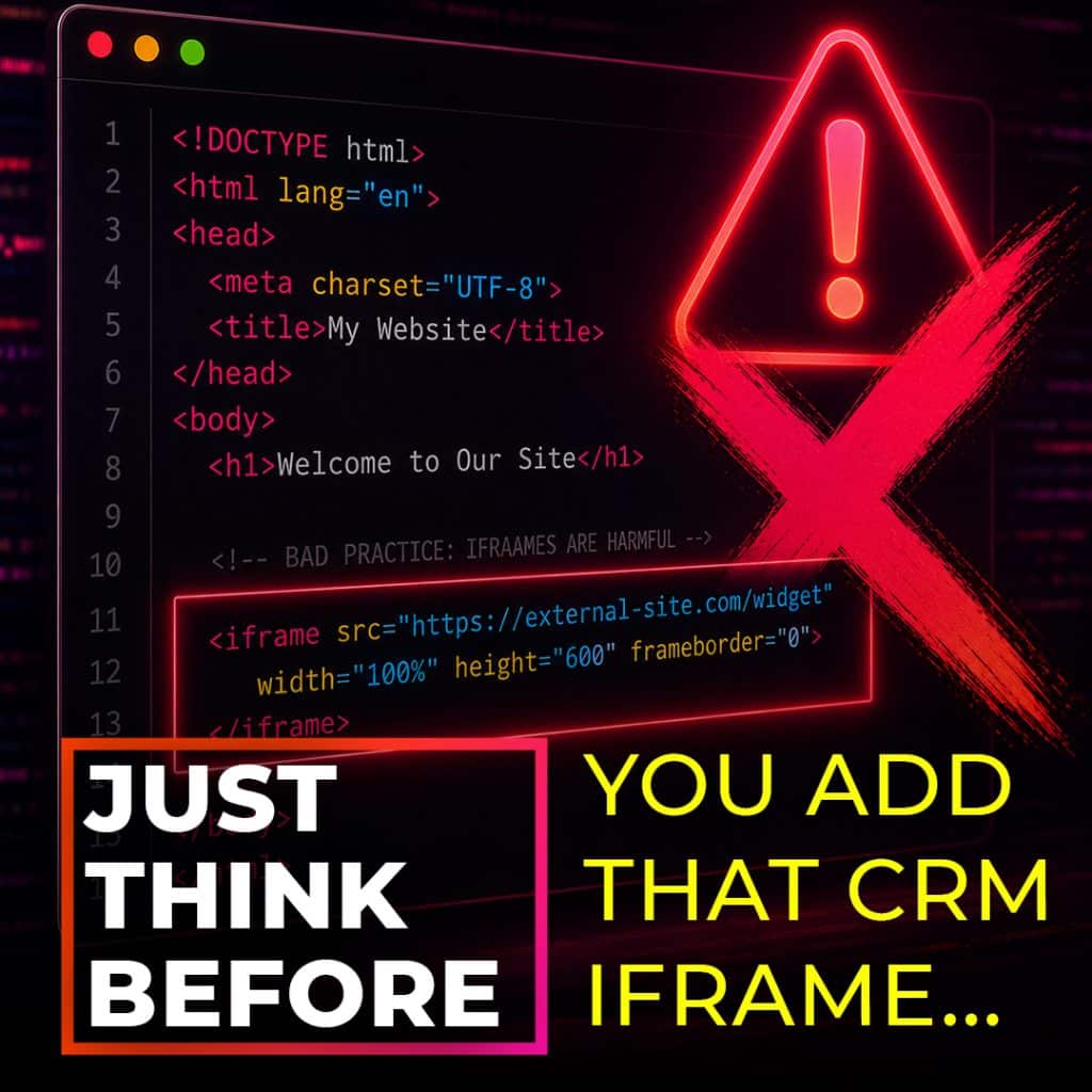 Are CRM iframes Are Bad For SEO?