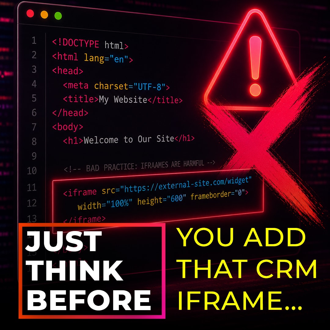 Are CRM iframes Are Bad For SEO?